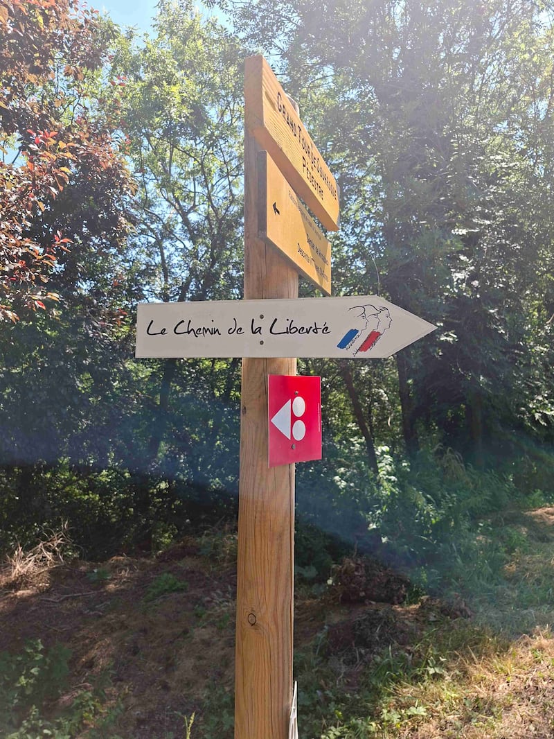 Le Chemin de la Liberté signpost