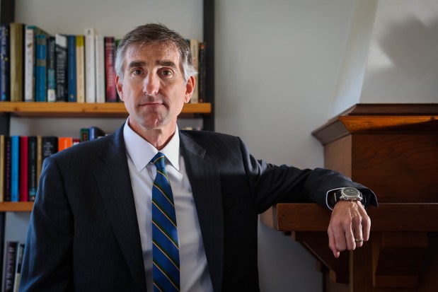 Former immigration judge Jeremiah Johnson looks on from his home in San Francisco, Calif., on Thursday, Dec. 4, 2025. Johnson was among several immigration judges removed by the Trump Administration last month. (Ray Chavez/Bay Area News Group)