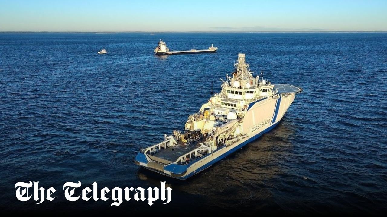 Russian crew detained after undersea cable cut in ‘sabotage’