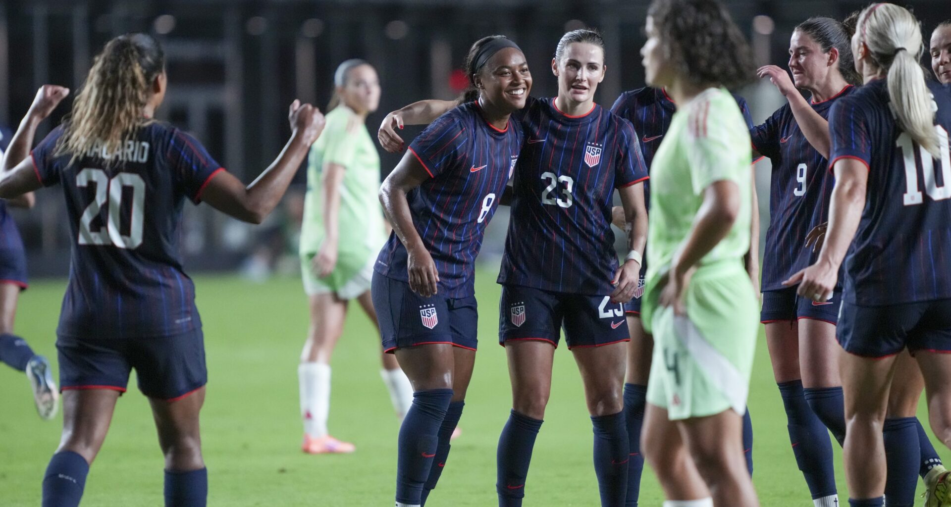 USA-Italy Women’s Friendly Player Ratings