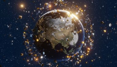 Over 1.1 million pieces of space trash litter Earth's orbit