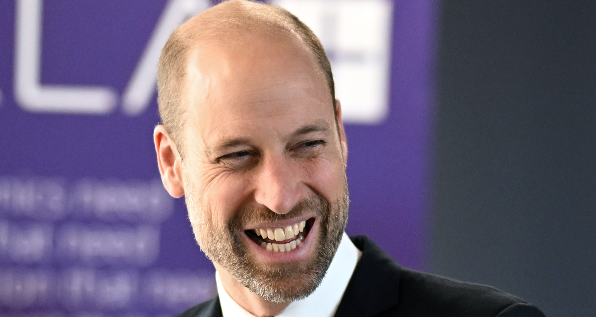 Prince William smiling