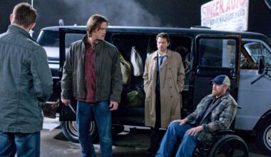 Jensen Ackles, Jared Padalecki, Misha Collins, Jim Beaver on 'Supernatural'