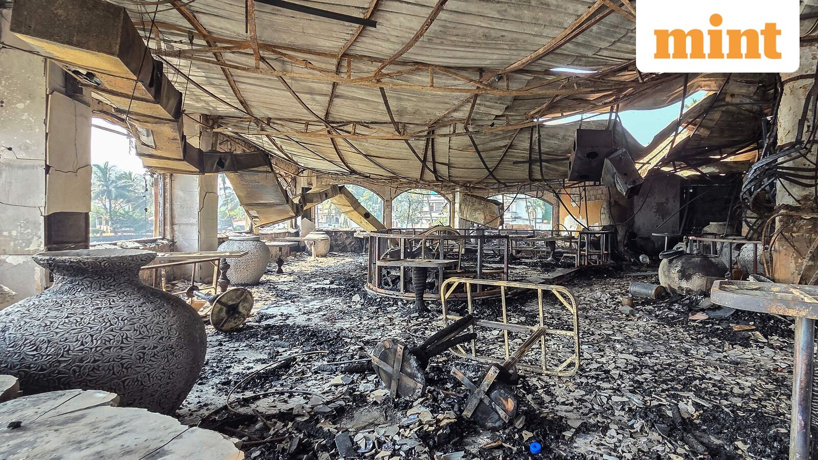 A  fire broke out Birch nightclub in the popular tourist resort region of Goa.