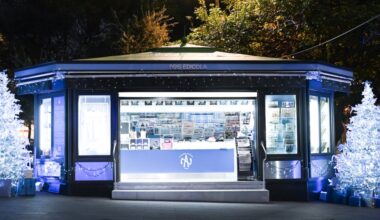 The Nss Edicola newsstand in Naples, Italy.