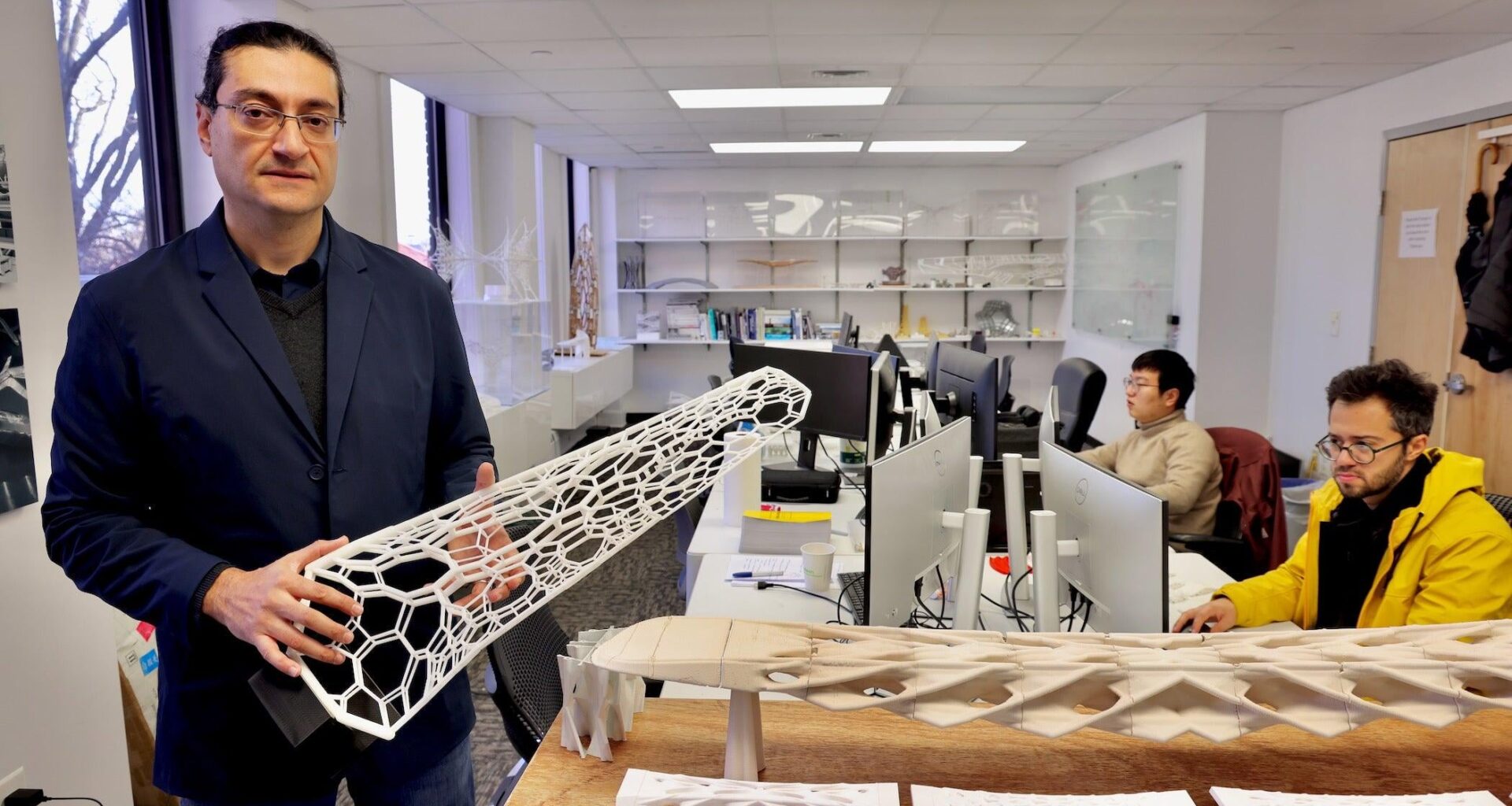 Concrete is a big contributor to climate change. Penn researchers say they can shrink its footprint | Concrete reabsorbs some of its carbon emissions over time. Alternative ingredients and 3D printing could help supercharge that by making the finished concrete more porous.