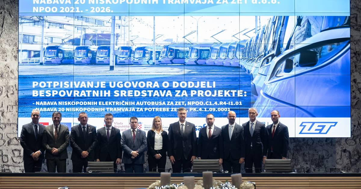 Zagreb će dobiti novih 62 električnih autobusa i 20 tramvaja, vrijede 111 mil. eura