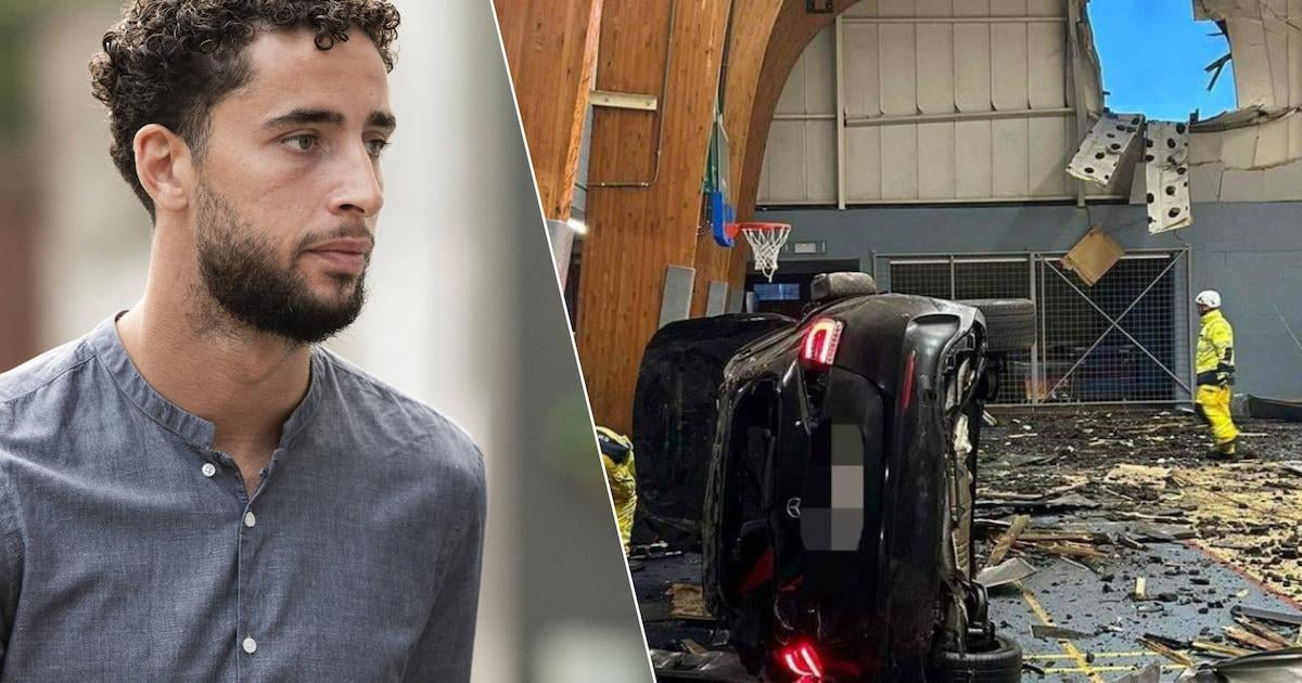 Voetballer Sofian Kiyine (28) krijgt in beroep opnieuw opschorting van straf na hallucinante crash in sporthal