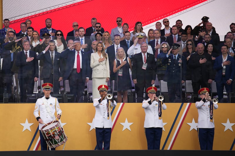 Barron Trump was not in attendance when his father President Donald Trump celebrated his 79th birthday with a military parade marking the Army's 250th anniversary in June.