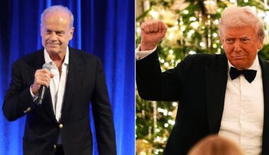 Kelsey Grammer calls Trump 'one of the greatest presidents we've ever had' at Kennedy Center Honors