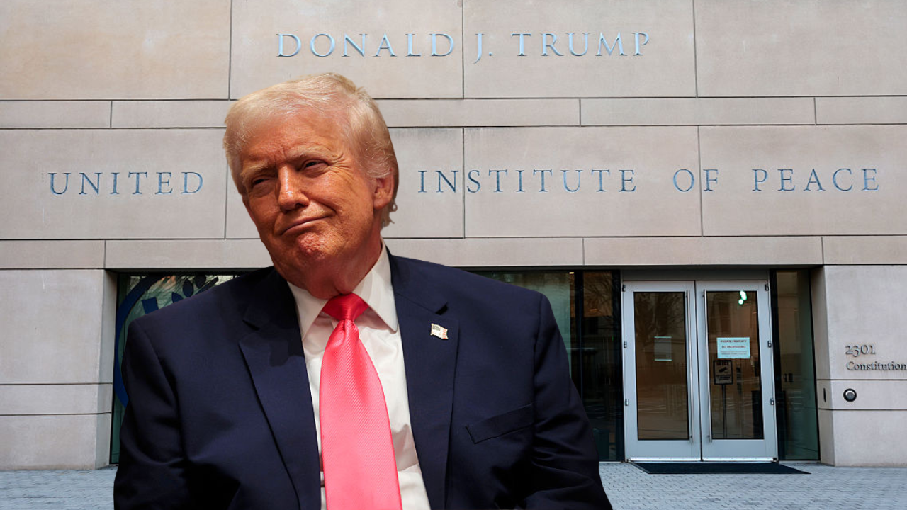 'Puzzling': The U.S. Institute of Peace is renamed after President Trump, who tried to dismantle it