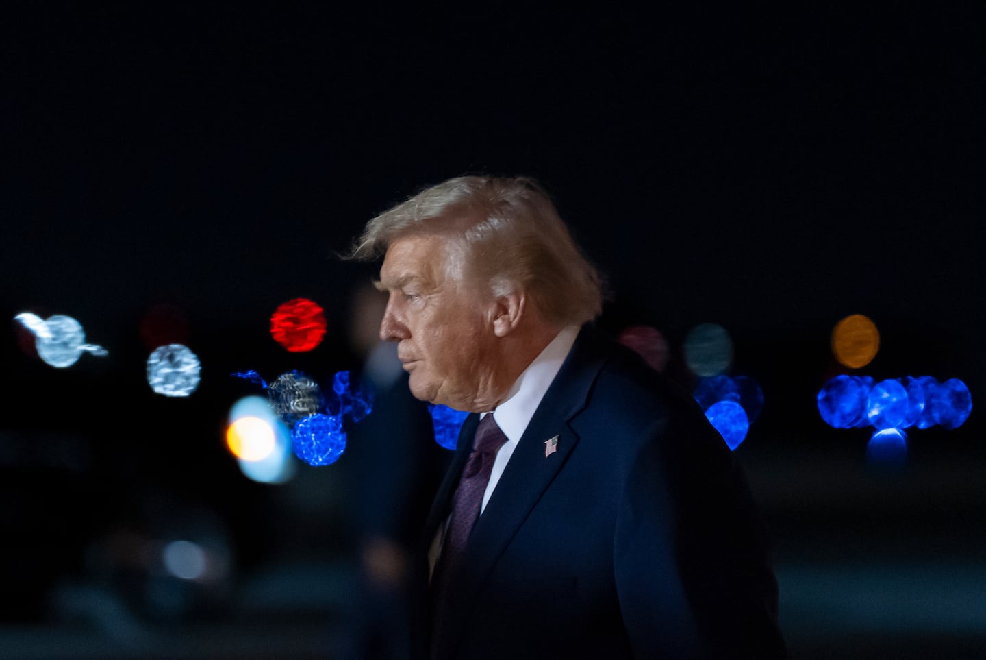 President Trump arrives on Air Force One at Palm Beach International Airport, Saturday, Dec. 20, 2025, in West Palm Beach, Fla.