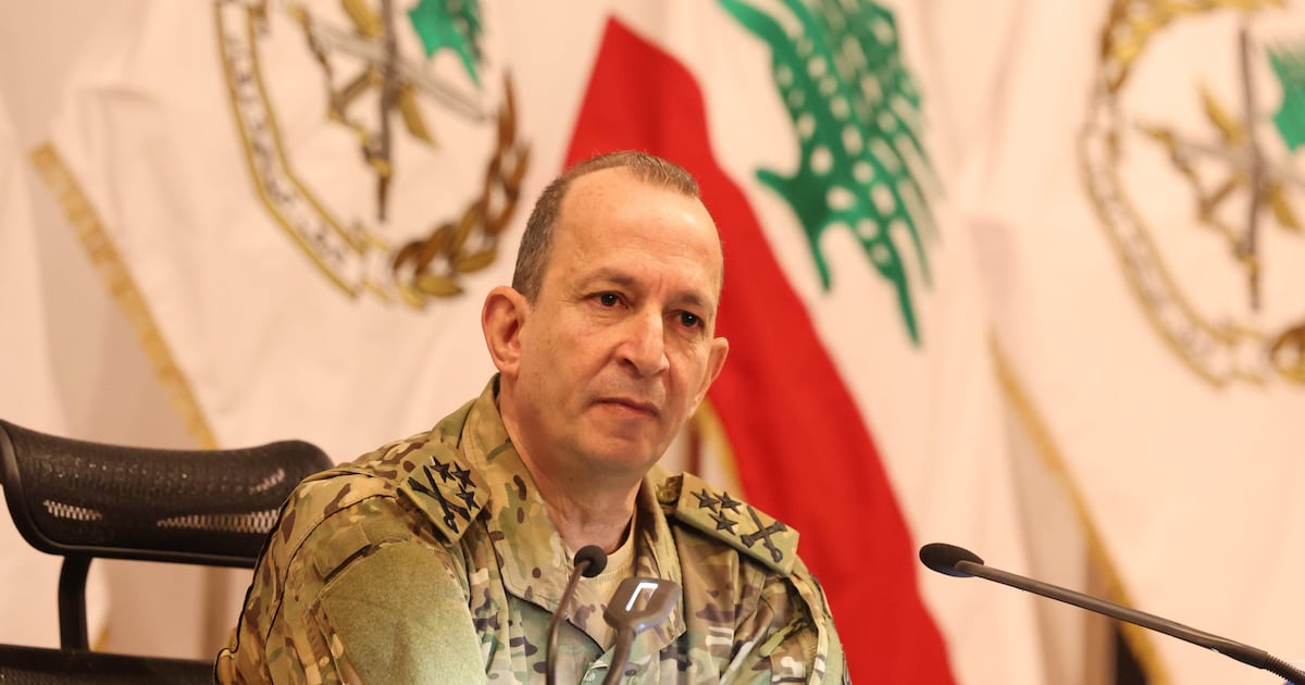 Lebanon army chief accuses Israel of spreading misinformation to undermine his troops