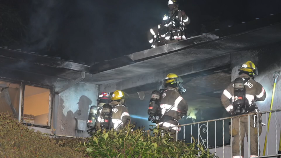 Several people are displaced, and one apartment nearly burned to the ground after a fire broke...