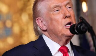 Trump bemoans destroyed reputations from Epstein files in first public comments since DOJ release