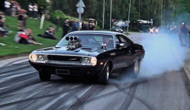 Burnouts! In Vantaa, Finland American V8s, Tire Smoke, And Crowds Rule at Vantaa’s Big Cruises
