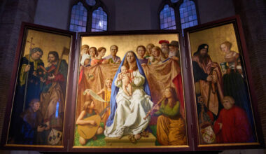 "Jesus for each of us": Church altar featuring homeless man goes on display a stone's throw from his grave at the Vatican