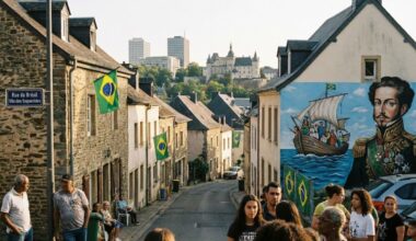 The story of the new Brazil, a poor village in Luxembourg in the richest country in the world, with immigrants barred by Dom Pedro I and prejudice in Luxembourg.