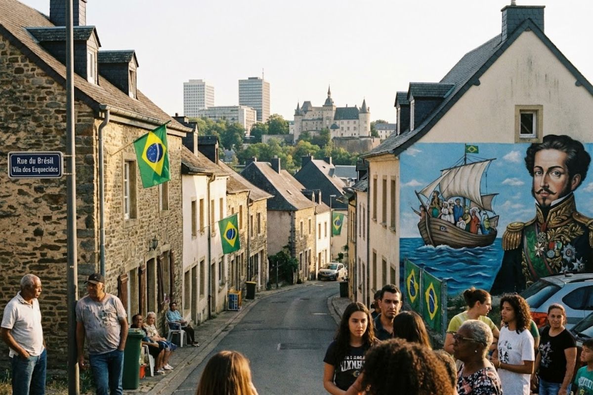 The story of the new Brazil, a poor village in Luxembourg in the richest country in the world, with immigrants barred by Dom Pedro I and prejudice in Luxembourg.