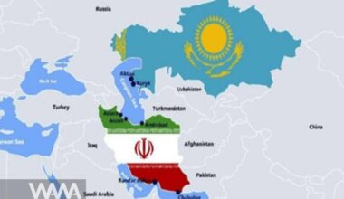 Iran and Kazakhstan. Social Media / WANA News Agency