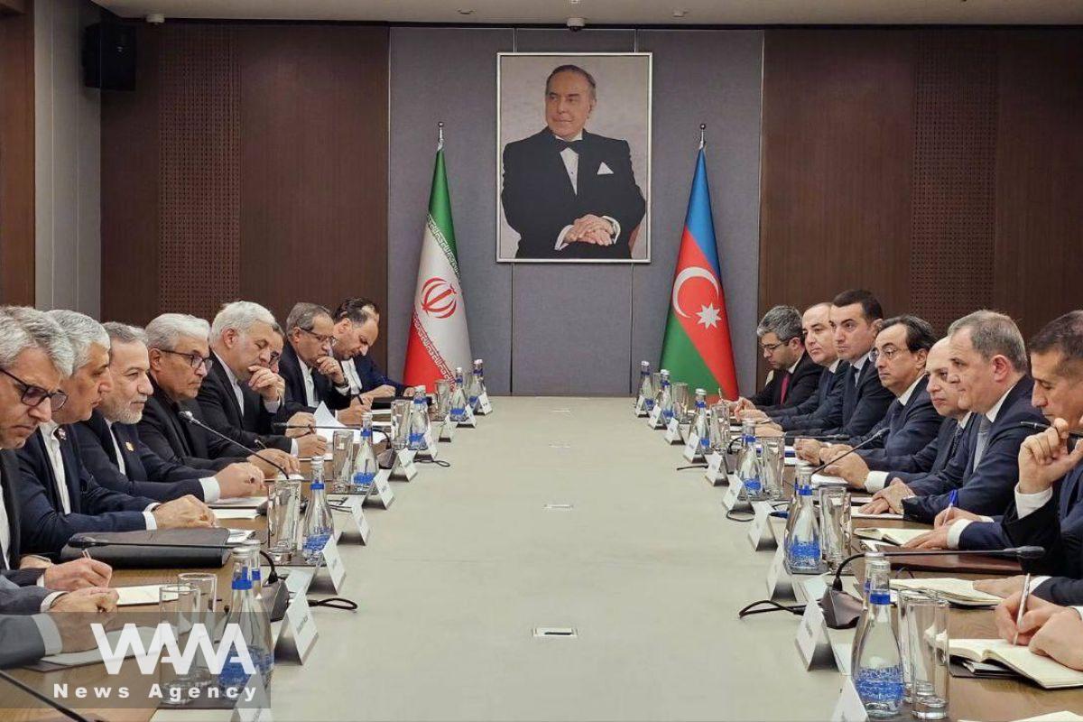 Iranian Foreign Minister Seyed Abbas Araghchi met with Azerbaijani Foreign Minister on December 08, 2025. Social media/ WANA News Agency
