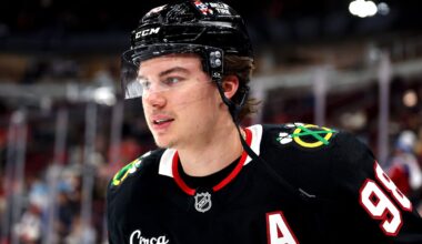 Blackhawks star Connor Bedard won the Calder Trophy last season and is a top-three NHL scorer now.