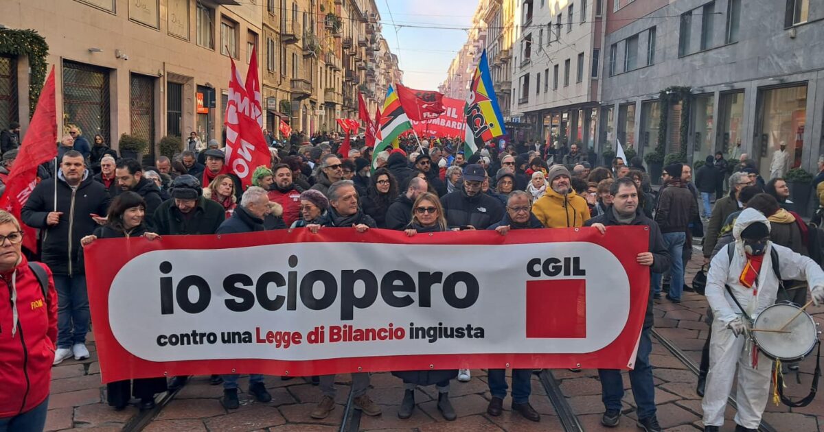 Sciopero generale Cgil: proteste e cortei in tutta Italia da Firenze a Palermo