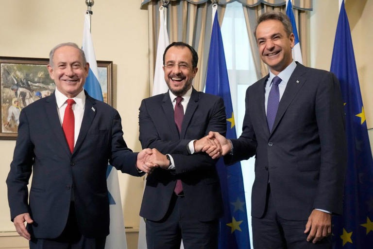 At Israel–Greece–Cyprus Summit, Netanyahu Warns Turkey Against Reviving Ottoman Empire