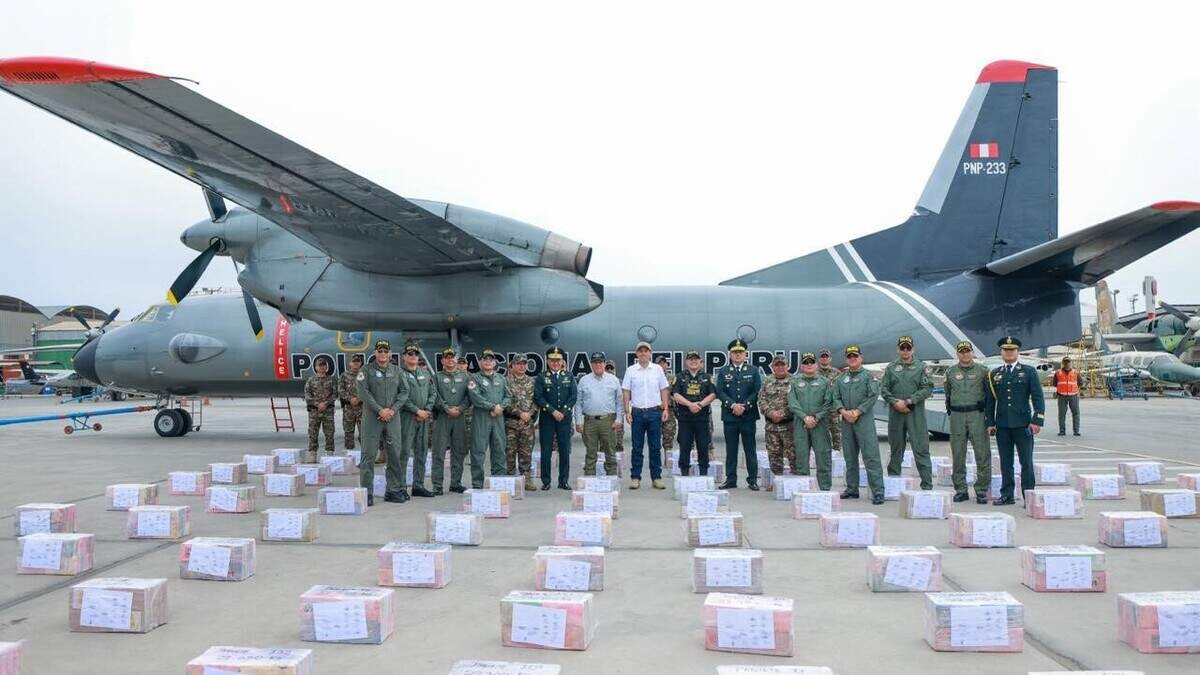 Meer dan drie ton cocaïne met bestemming België onderschept in Peru