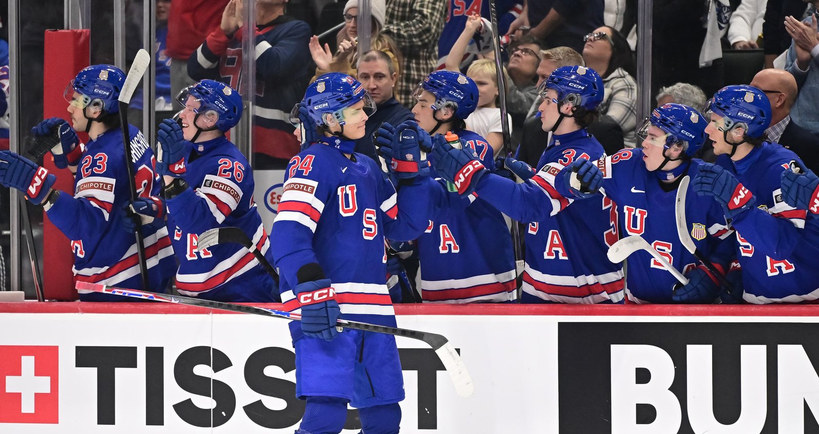 USA Outscores Mistakes in 6-3 WJC Win Over Germany