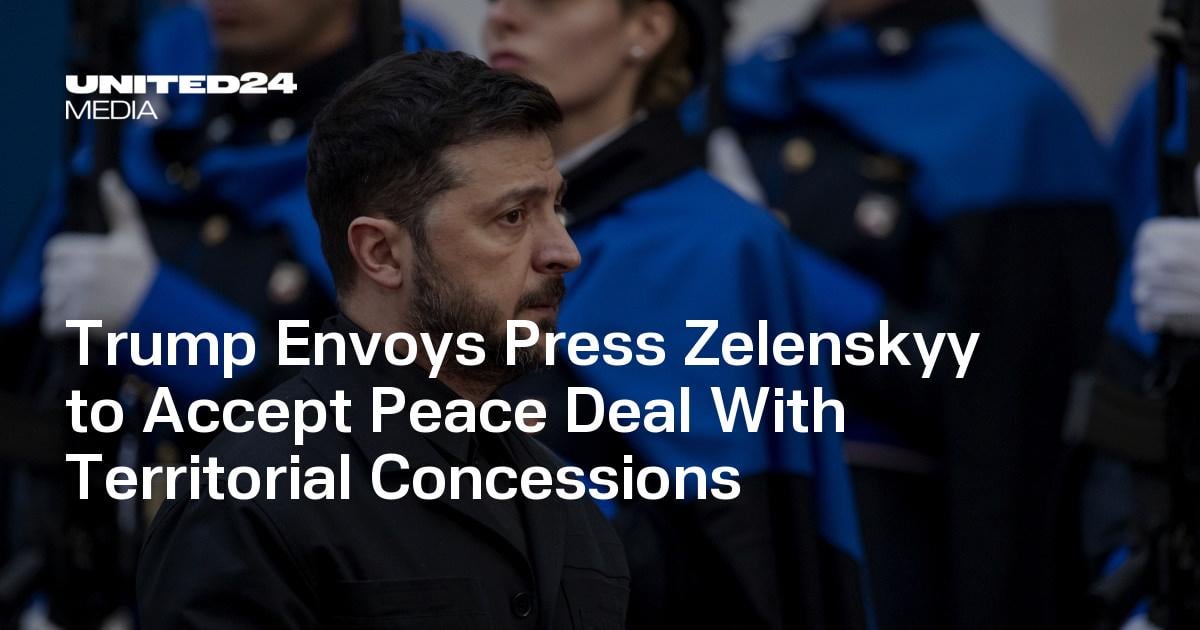 Trump Envoys Press Zelenskyy to Accept Peace Deal With Territorial Concessions