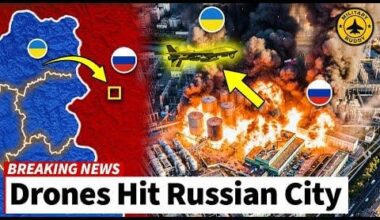 UKRAINE STRIKES BACK - DRONES HIT RUSSIAN CITY ,CAUSING POWER AND HEATING FAILURES