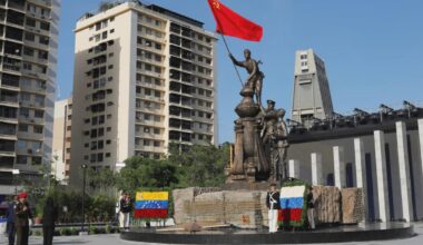 Russia begins evacuating diplomats' families from Venezuela.
