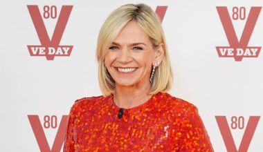Zoe Ball attends a concert to mark the 80th Anniversary of VE Day at Horse Guards Parade