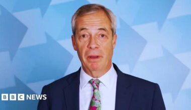 Farage branded racist over campaign video remark about Glasgow pupils
