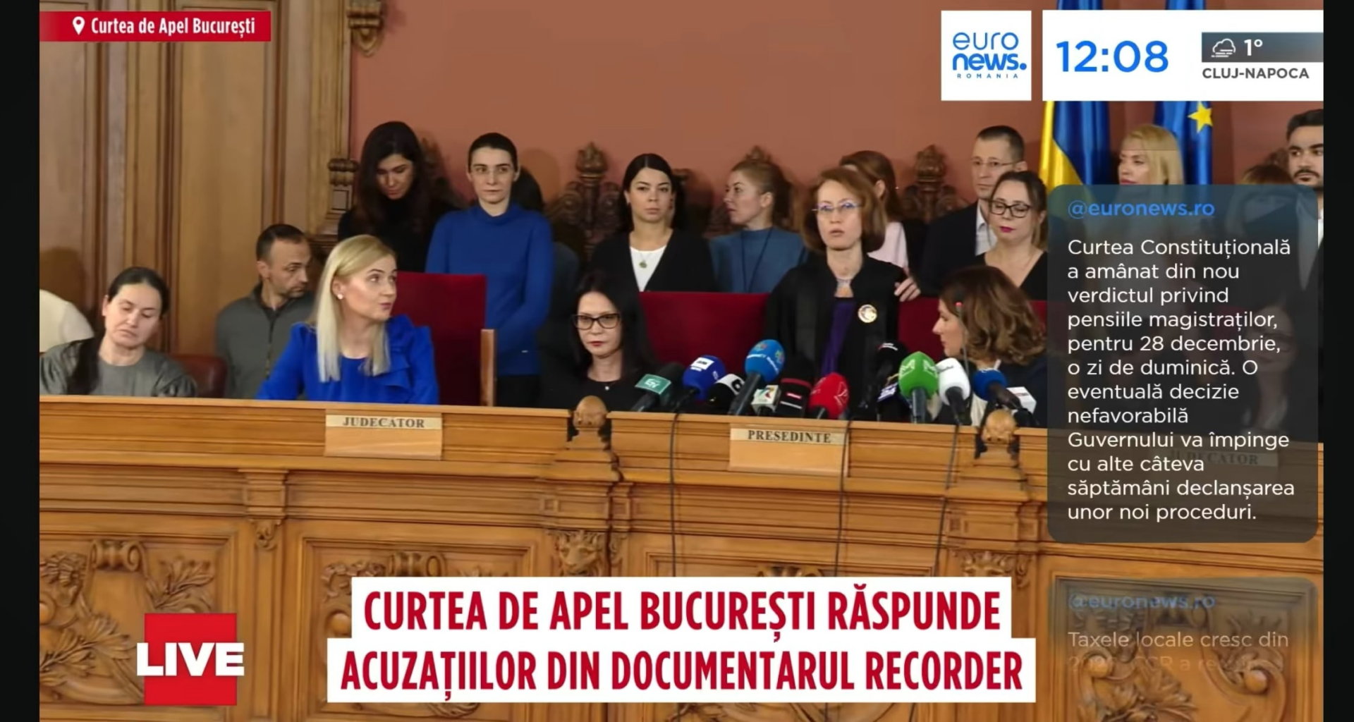 Declaratia doamnei magistrat Raluca Morosanu la Curtea de Apel Bucuresti