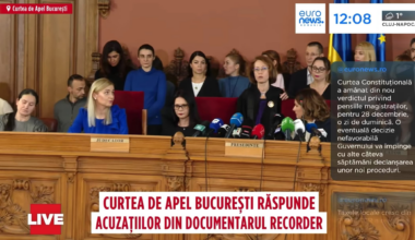 Declaratia doamnei magistrat Raluca Morosanu la Curtea de Apel Bucuresti