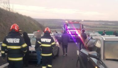 VIDEO Accident cu 11 mașini și aproape 30 de persoane pe drumul expres Pitești-Craiova. A fost activat Planul Roșu de Intervenție - HotNews.ro