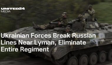 Ukrainian Forces Break Russian Lines Near Lyman, Eliminate Entire Regiment