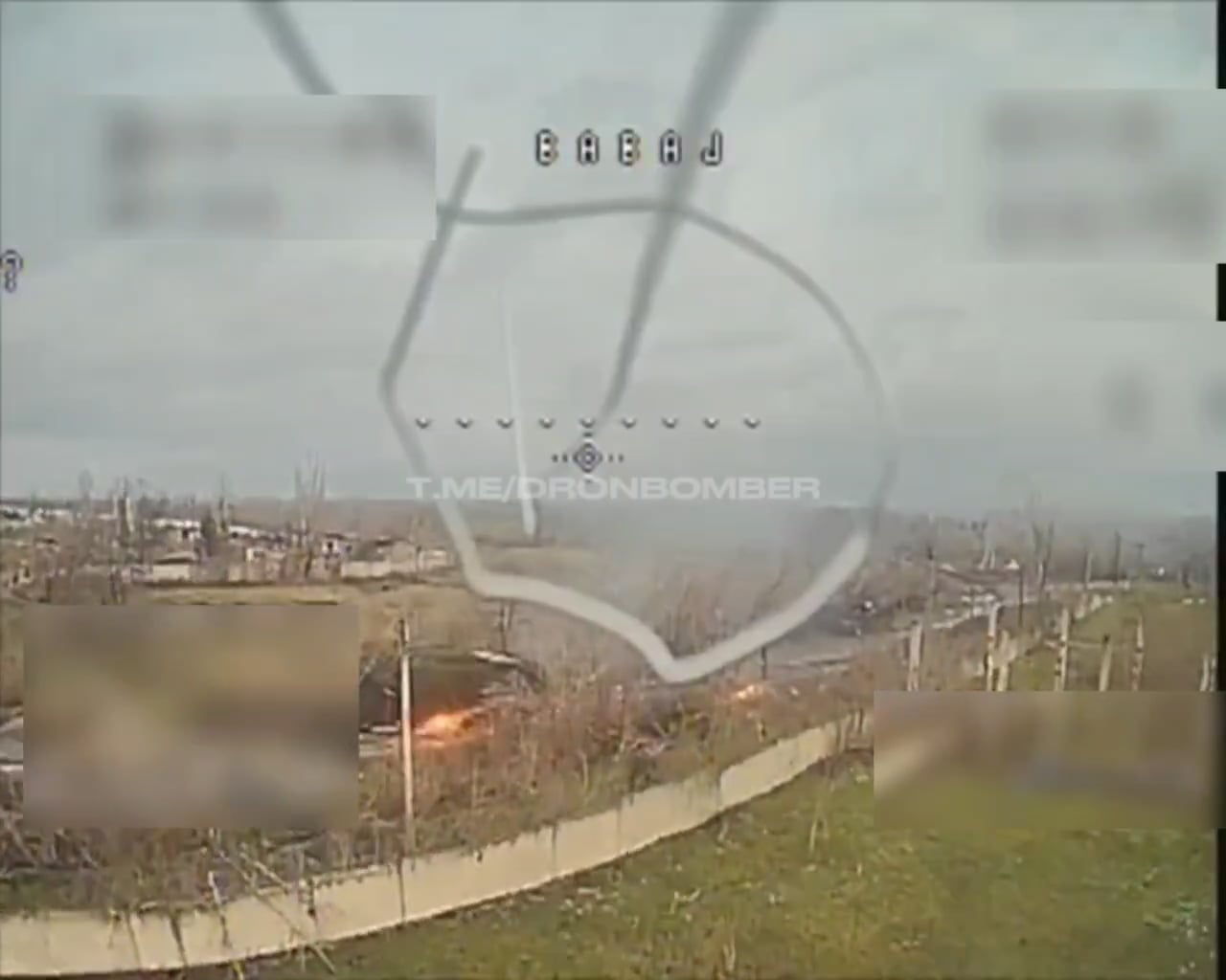 A swarm of Ukrainian FPV drones attacking a Russian armored vehicle near Kostyantynivka