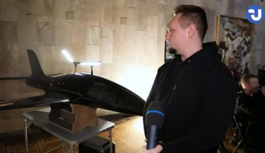 Ukrainian developers have unveiled the Bullet, a jet powered interceptor drone designed to take down Shaheds, helicopters, and other low-speed aerial threats. It can hit speeds up to 450 km/h, fast enough to outrun a Shahed drone.