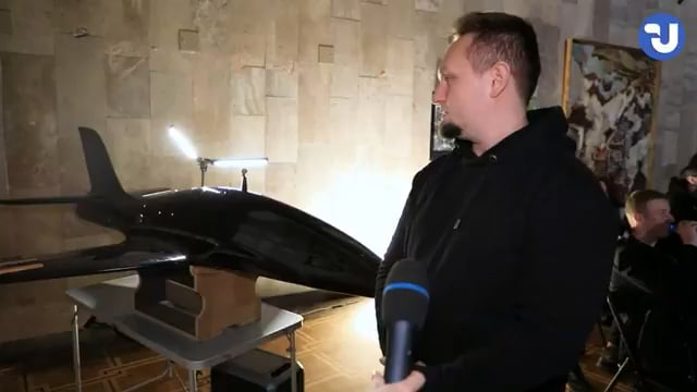 Ukrainian developers have unveiled the Bullet, a jet powered interceptor drone designed to take down Shaheds, helicopters, and other low-speed aerial threats. It can hit speeds up to 450 km/h, fast enough to outrun a Shahed drone.