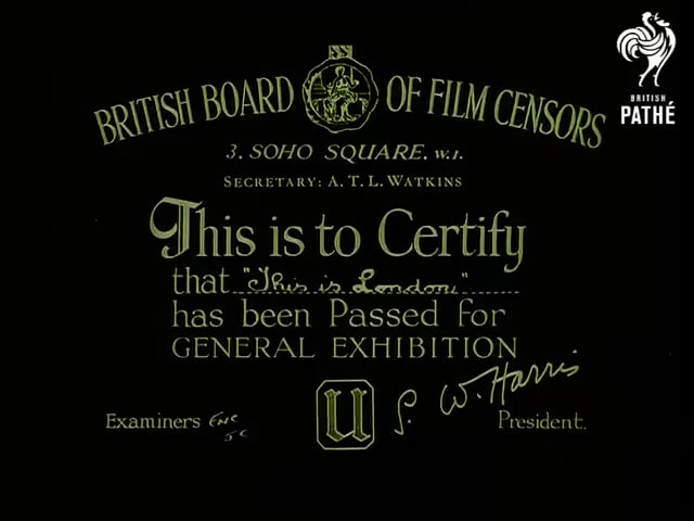 This Is London, 1950.