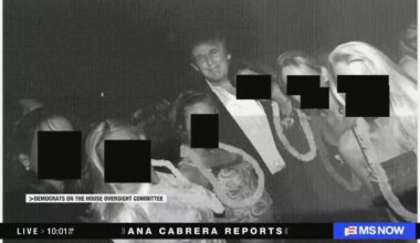 JUST IN: Trump Pictured With Girls in Newly Released Epstein Files