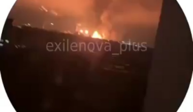 More and more incoming videos are showing that the chemical plant in Budyonnovsk, Stavropol region, in Russia is completely on fire. This was a direct hit. 23.12.2025