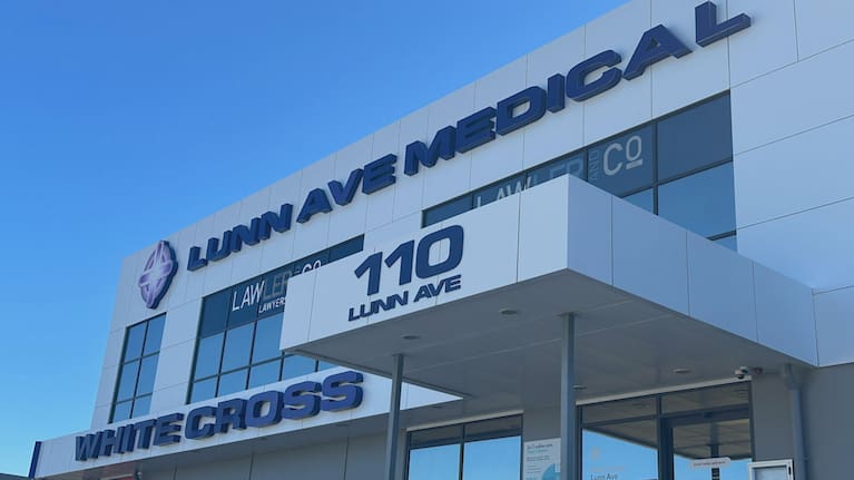 A 33-year-old motorcyclist presented at a Lunn Ave medical centre and was transferred to hospital, where he died.