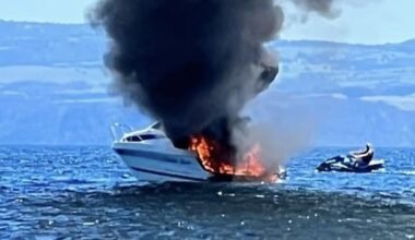 Boatie 'lucky to be alive' after fiery ordeal on Lake Taupō