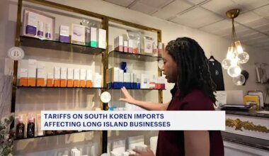 Beautiology spa in Mineola feels impact of new tariffs