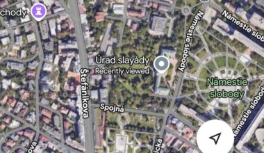 Uz mame na Google Mapach oficialne Urad Slayady