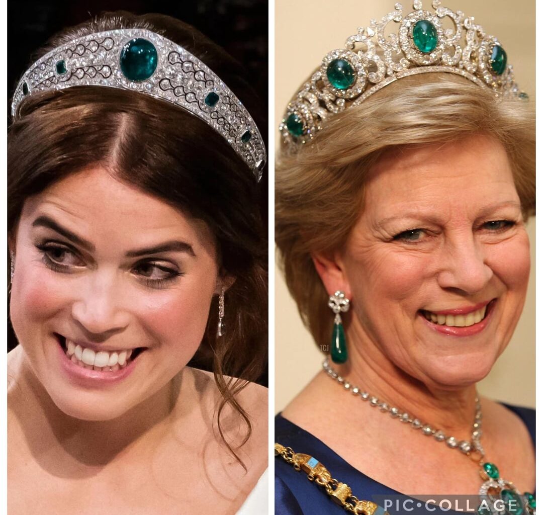 Tiara v. Tiara: Which is the more dazzling, the Greek Emerald Parure or the Greville Emerald Kokoshnik?